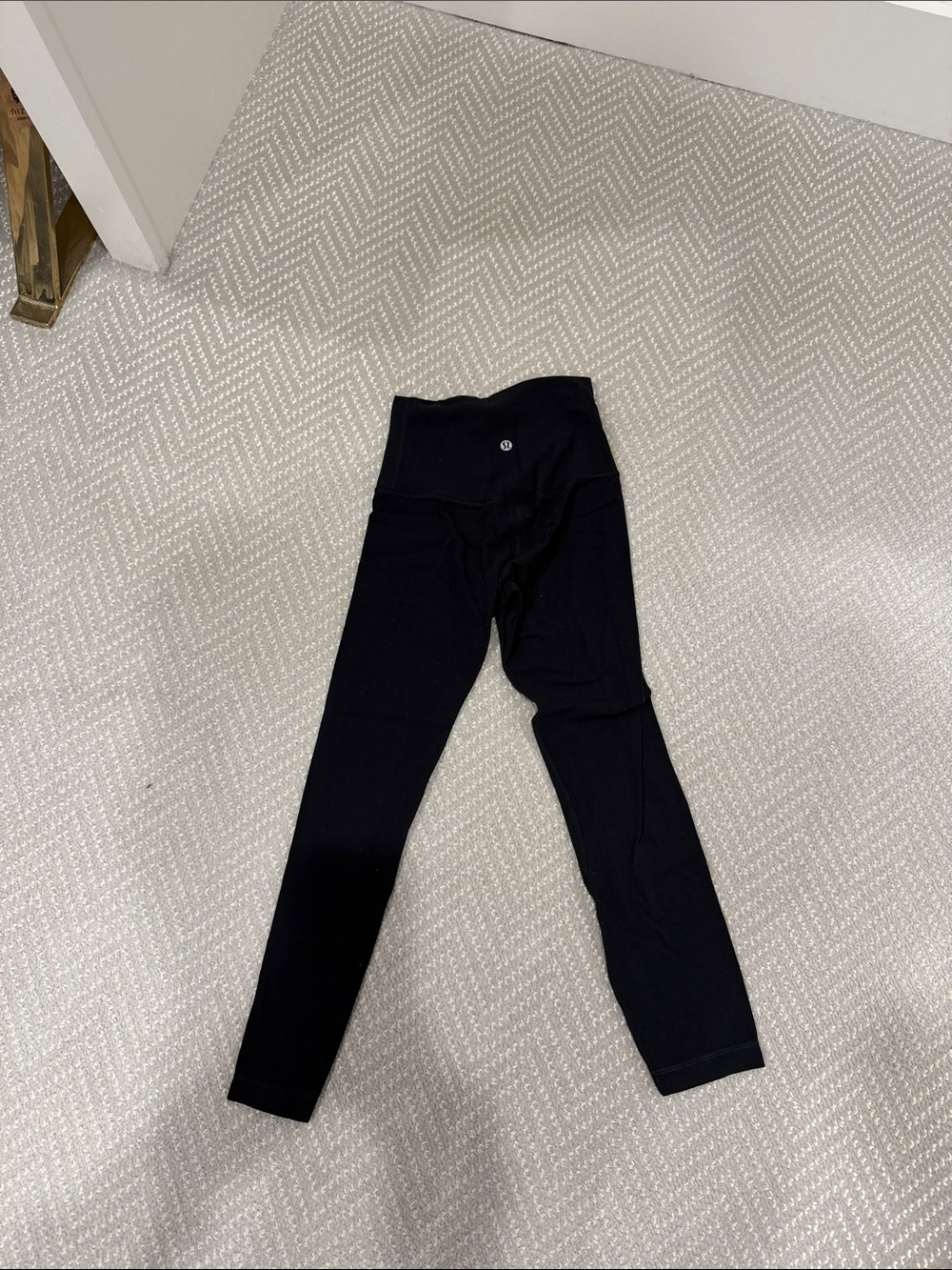 Capri Black Leggings with High Waist